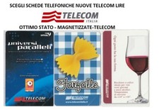 SCEGLI SCHEDE TELEFONICHE NUOVE - OTTIMO STATO-MAGNETIZZATE- TELECOM LIRE