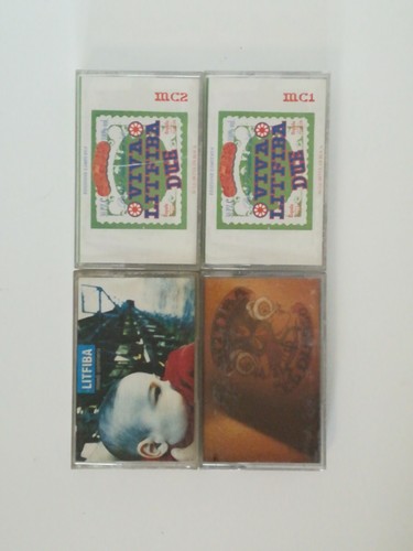Litfiba lotto musicassette - litfiba, 4x
