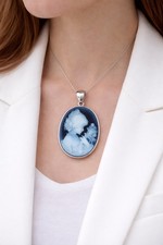 Cammeo Agata Blu