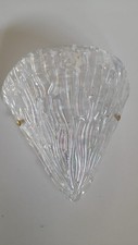 Applique in Vetro di Murano bianco iride cristallo classica 1 Luce parete sconce
