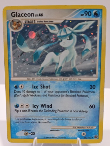 Vintage glaceon holo 100 - vintage, 20/100