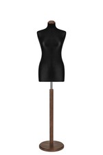 Busto donna sartoriale manichino femminile nero noce