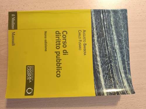 Corso diritto pubblico - diritto,