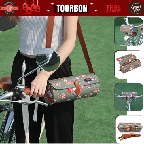 Borsa manubrio bici tela