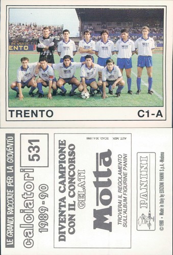 Calciatori panini 1989 - calciatori,