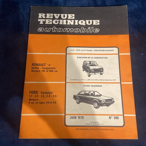 Rivista tecnica auto - renault, 4