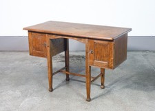 ⚜️ SCRIVANIA SCRITTOIO LEGNO MASSELLO ROVERE ARCHIVIO EPOCA ART DECO 1900