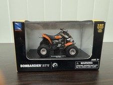 NewRay Bombardier DS650 ATV Quad, scala 1:32, pressofuso, plastica con scatola.