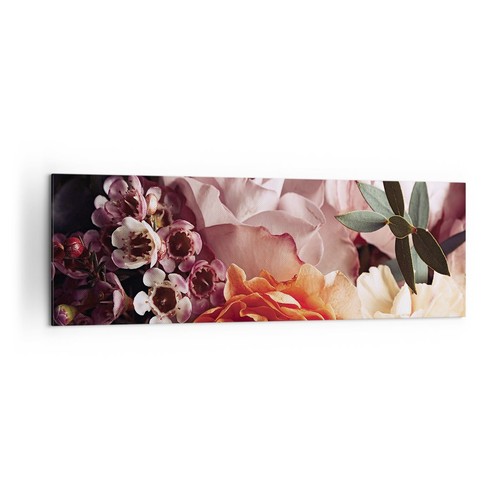 Quadro tela 160x50cm fiori - quadro,