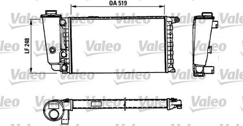 Radiatore motore fiat panda - motore,