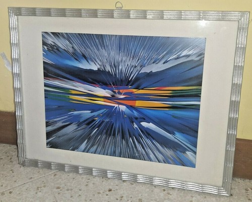 Quadro dipinto astratto con - quadro,