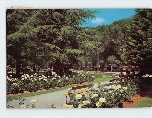 Postcard parck acque santa - postcard,
