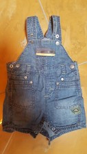 Salopette Jeans Bambino Benetton 6 Mesi