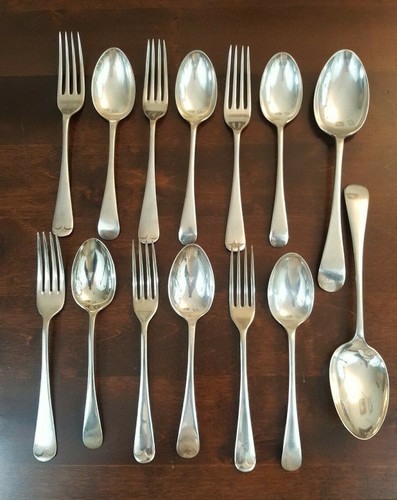 Forks spoons sheffield plate - spoons,