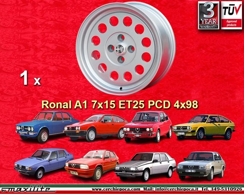 Cerchio alfa romeo ronal a1 - cerchio,