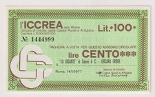Miniassegni  14.01.77  "LA GIGANTE"  - Rif. ICCREA 57