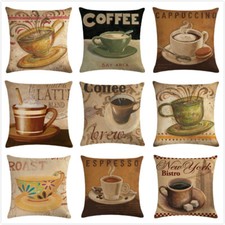 Copricuscino Tazza Caffè Lino