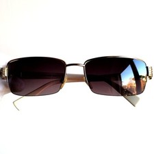 occhiali da sole Giorgio ARMANI GA547 sunglasses rectangular gold white strass