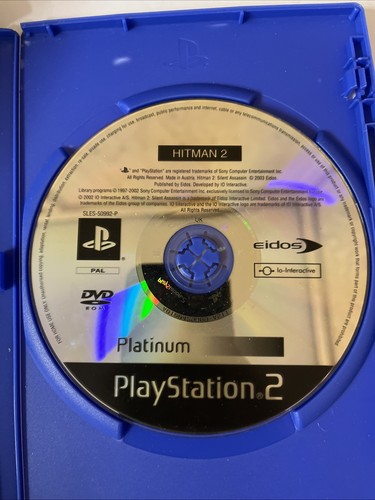 Hitman ps2 platinum - platinum,