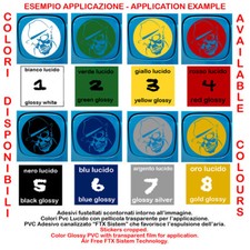 Sticker skull cropped helmet