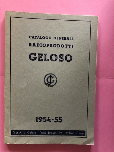 Catalogo 190 geloso 1954 - pp,
