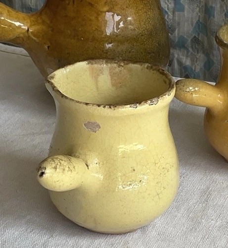 Antico vaso brocca - , giallo