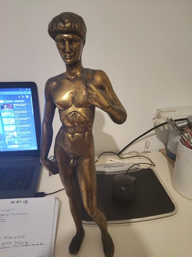 Statua bronzo david - statua,