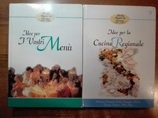 Lotto 2 libri BIMBY MAGIA IN CUCINA idee vostri menu cucina regionale gastronomi