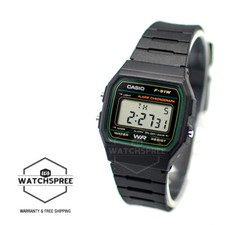 Orologio Casio Standard Digitale Cinturino Resina Nero F91W-3D F-91W-3D