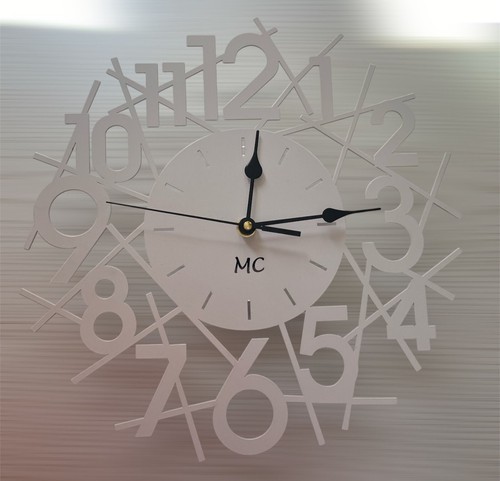 Orologio parete acciaio - in,