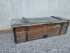 CASSA BAULE DA UFFICIALE  1^ o 2^ GUERRA MONDIALE  dimensioni 90x28x25 cm