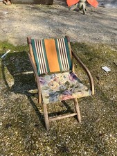 SEDIA A SDRAIO IN LEGNO DI PICCOLA DIMENSIONE DELLA PRIMA META' DEL 900