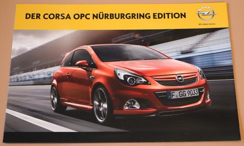 Brochure opel corsa opc - brochure,