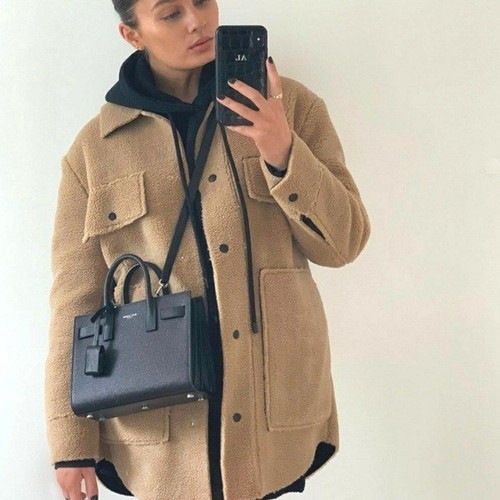 Zara shacket orsacchiotto - zara,