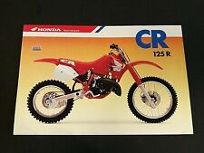 DEPLIANT VOLANTINO BROCHURE HONDA CR 125 R concessionaria vintage cross enduro