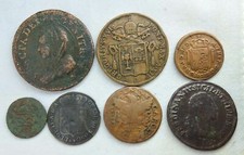 Interessante lotto 7 monete Roma Milano Sardegna Firenze Napoli Palermo MB
