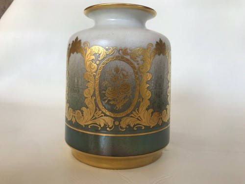 Vaso ceramica oro zecchino - vaso,