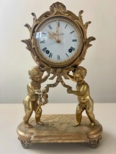 Orologio da tavolo in bronzo empire stile Collection d'art 