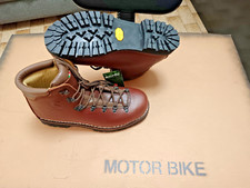 Scarponi Cuoio GRONELL GRAPPA  suola vibram con doppia cucitura Taglia 45 Boots