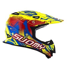 Casco Suomy Mr Jump MX Graffiti Rosso/Giallo Motocross Fuoristrada Enduro
