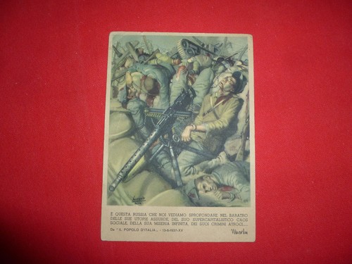 Cartolina antibolscevica - cartolina,