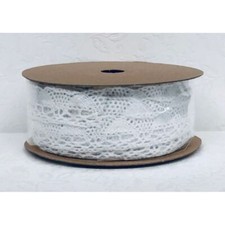 Nastro in MACRAME' 2 cm x 10 metri BIANCO 0AP9