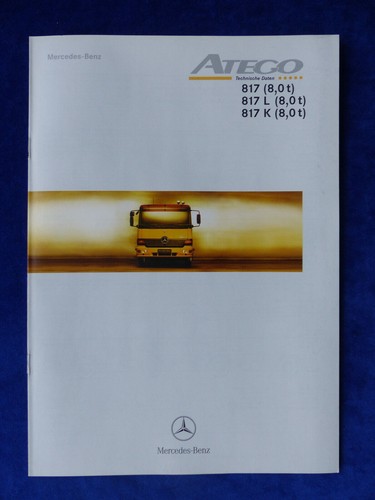 Mercedes benz camion atego 817 - mercedes-benz,