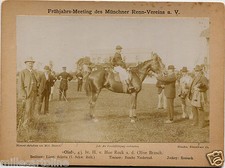 GERMANIA, CORSE DI CAVALLI, VECCHIA FOTO, 4 ANNI CAVALLO OLAF m