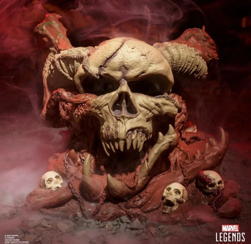 Marvel legends mefisto - mefisto, trono