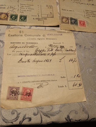 Varie fatture bollette - anni, 30