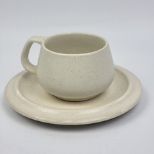 TAZZA TAZZINA con PIATTINO Arte Ceramica Romana Italy - ACR Design Franco Bucci