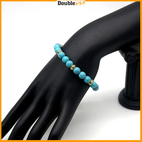 Bracciale tibetano turchese - bracciale, da