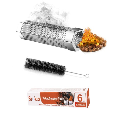 Smoke tube for pellet smoker - smoke,