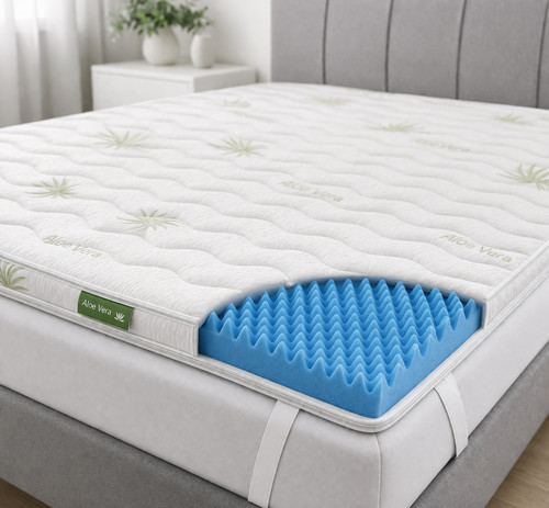Topper memory foam aloe - 5, cm